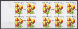 Carnet BL34 Fleurs De Buzin Tulipes 2000 Oblit. SPECIMEN - 1997-… Validità Permanente [B]