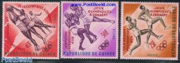 Guinea, Republic 1963 Olympic Days 3v, Mint NH, Sport - Athletics - Basketball - Boxing - Olympic Games - Athletics