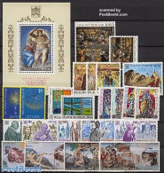 Vatican 1994 Year Set 1994 (28v+1s/s), Mint NH - Unused Stamps