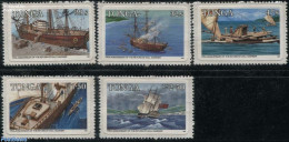 Tonga 1985 Will Mariner 5v Imperforated, Mint NH, Transport - Ships And Boats - Ships