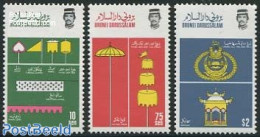 Brunei 1986 Royal Decorations 3v, Mint NH, History - Kings & Queens (Royalty) - Familles Royales