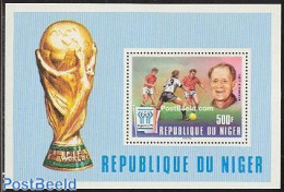 Niger 1977 World Cup Football S/s, Mint NH, Sport - Football - Niger (1960-...)