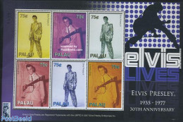Palau 2007 Elvis Presley 6v M/s, Mint NH, Performance Art - Elvis Presley - Music - Elvis Presley