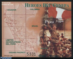 Peru 1998 Border War S/s, Mint NH, History - Various - Maps - Geographie