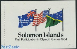 Solomon Islands 1984 Olympic Games Booklet, Mint NH, Sport - Olympic Games - Stamp Booklets - Unclassified