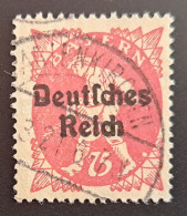Deutsches Reich 1920, Mi 127 Plattenfehler I, Gestempelt, Geprüft - Gebraucht