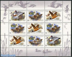 Russia, Soviet Union 1989 Ducks M/s, Mint NH, Nature - Birds - Ducks - Geese - Ungebraucht