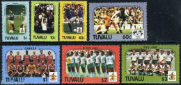 Tuvalu 1986 World Cup Football 8v, Mint NH, Sport - Football - Other & Unclassified
