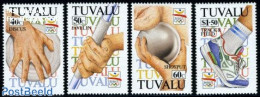 Tuvalu 1992 Olympic Games Barcelona 4v, Mint NH, Sport - Athletics - Olympic Games - Leichtathletik
