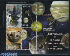 Tuvalu 2008 Space, Galileo 4v M/s, Mint NH, Transport - Space Exploration - Other & Unclassified