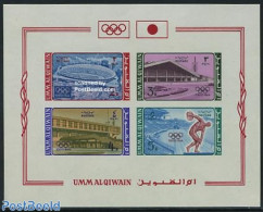 Umm Al-Quwain 1964 Olympic Games Tokyo S/s Imperforated, Mint NH, Sport - Olympic Games - Umm Al-Qaiwain