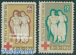 Vietnam 1961 Red Cross 2v, Mint NH, Health - Red Cross - Rode Kruis