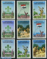 Yemen, Arab Republic 1964 Scouting 9v, Mint NH, Sport - Scouting - Other & Unclassified