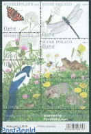 Finland 2003 Summer S/s, Mint NH, Nature - Birds - Butterflies - Flowers & Plants - Frogs & Toads - Hedgehog - Insects - Ongebruikt
