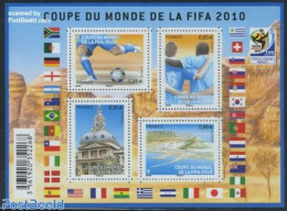 France 2010 World Cup Football S/s, Mint NH, History - Sport - Flags - Football - Ongebruikt