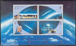 Hong Kong 1986 Halleys Comet S/s, Mint NH, Science - Astronomy - Halley's Comet - Unused Stamps