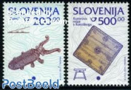 Slovenia 1998 Def., Cultural Heritage 2v, Mint NH, Nature - Insects - Slovénie