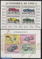 Romania 1996 Automobiles 2 S/s, Mint NH, Transport - Automobiles - Unused Stamps
