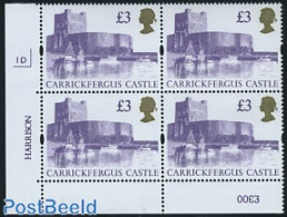 Great Britain - Machins Specialised 1995 3.00 Castle Plate Block 1D, Mint NH - Other & Unclassified