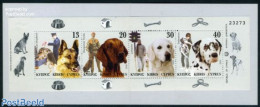 Cyprus 2005 Dogs Booklet, Mint NH, Nature - Various - Dogs - Stamp Booklets - Police - Unused Stamps