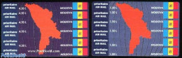 Moldova 1994 Stamp Cards 2x6v, Mint NH, History - Various - Flags - Maps - Geographie