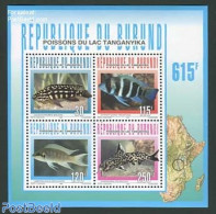 Burundi 1996 Fish S/s, Mint NH, Nature - Fish - Fische
