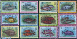 Tuvalu 1997 Definitives, Fish 12v, Mint NH, Nature - Fish - Poissons