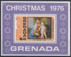GRENADA Block 61,unused,hinged,Christmas 1976 (*) - Grenade (1974-...)
