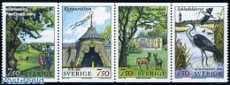 Sweden 1996 Djurgarden Ecopark 4v [:::], Mint NH, Nature - Birds - Deer - Gardens - Nuevos