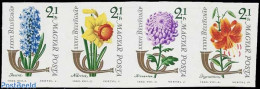 Hungary 1963 Stamp Day 4v Imperforated [:::], Mint NH, Nature - Flowers & Plants - Stamp Day - Neufs