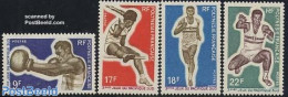 French Polynesia 1969 South Pacific Games 4v, Mint NH, Sport - Athletics - Boxing - Sport (other And Mixed) - Unused Stamps