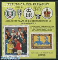 Paraguay 1978 Elizabeth, Football S/s, Mint NH, History - Sport - Kings & Queens (Royalty) - Football - Familles Royales