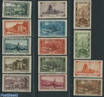 Germany, Saar 1926 Definitives 14v, Unused (hinged), Various - Industry - Fabrieken En Industrieën