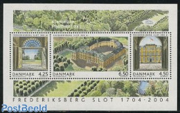 Denmark 2004 Frederiksberg S/s, Mint NH, Nature - Gardens - Art - Castles & Fortifications - Ongebruikt