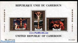 Cameroon 1977 Easter S/s, Mint NH, Art - Paintings - Cameroon (1960-...)