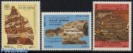 Jordan 1997 Madaba Map 3v, Mint NH, Various - Maps - Geography
