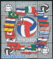 Yugoslavia 1998 Volleyball S/s, Mint NH, History - Sport - Flags - Sport (other And Mixed) - Volleyball - Ungebraucht