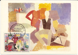54 --- FDC 1er Jour PARIS R. De La Fresnaye Thème Peinture Cubisme - Cachets Commémoratifs