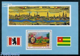 Togo 1987 750 Years Berlin S/s, Mint NH, History - Germans - Art - Castles & Fortifications - Schlösser U. Burgen