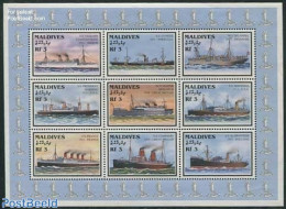 Maldives 1997 Ships 9v M/s, Mint NH, Transport - Ships And Boats - Schiffe