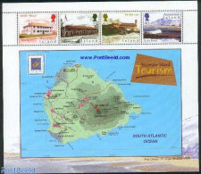 Ascension 2001 Belgica 01 S/s, Mint NH, Sport - Various - Golf - Hotels - Maps - Tourism - Golf