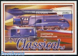 Uganda 1996 Railways S/s, Mallard, Mint NH, Transport - Railways - Trains