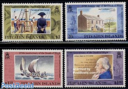 Pitcairn Islands 1992 William Bligh 4v, Mint NH, Transport - Ships And Boats - Ships