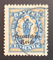 Deutsches Reich 1920, Mi 130 Plattenfehler I, Gestempelt, Geprüft - Used Stamps