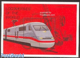 Tanzania 1999 ICE Germany S/s, Mint NH, Transport - Railways - Trenes