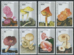 Nevis 1991 Mushrooms 8v, Mint NH, Nature - Mushrooms - Champignons