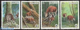 Congo Dem. Republic, (zaire) 1984 WWF, Okapi 4v, Mint NH, Nature - Animals (others & Mixed) - World Wildlife Fund (WWF) - Other & Unclassified