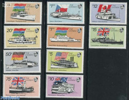 Gambia 1992 Ships 10v, Mint NH, Transport - Ships And Boats - Ships