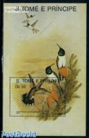 Sao Tome/Principe 1989 Hummingbird S/s, Mint NH, Nature - Birds - Flowers & Plants - Sao Tome And Principe