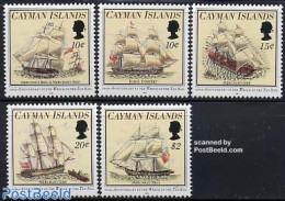 Cayman Islands 1994 Wreck Of The Ten Sail 5v, Mint NH, Transport - Ships And Boats - Bateaux